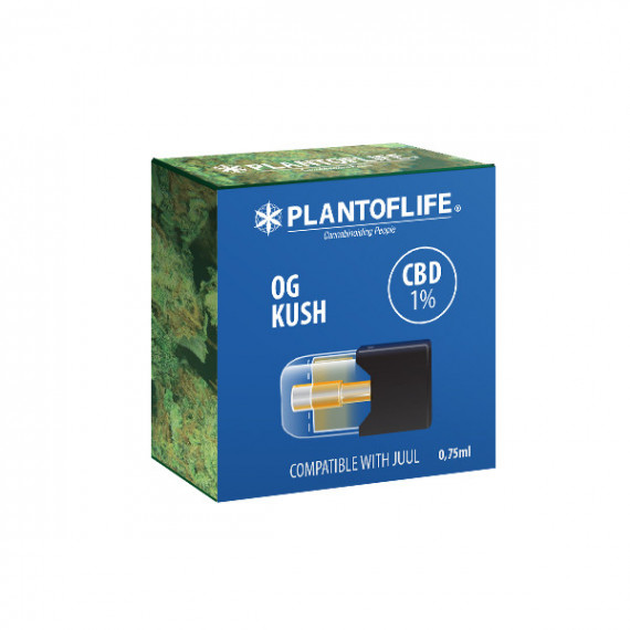 CARTOUCHE POD 1% CBD OG KUSH - 0,75ML