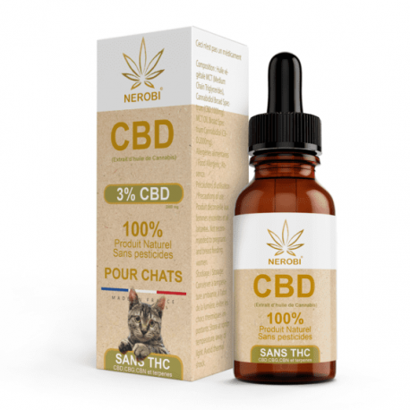 HUILE CHAT 3% - 10ML